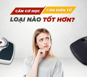 Cân cơ hay cân điện tử chính xác hơn?